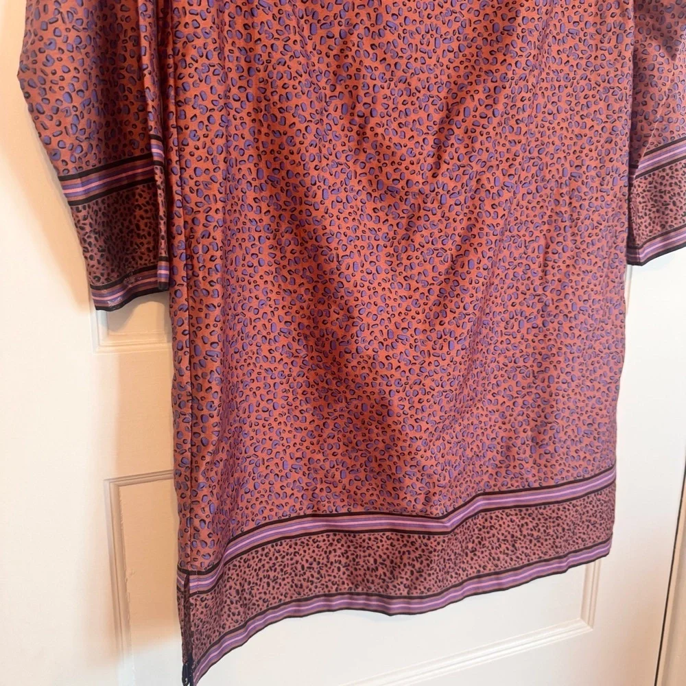 Laurence Tavernier Gabi Women's 100% Cotton Nightshirt Long Sleeve Size XS